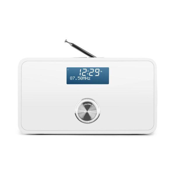 DABStep DAB/DAB+/ Radio Numérique Bluetooth FM RDS Réveil - Blanc