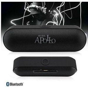 Enceintes Bluetooth Sans Fil Music Apollo Portable Wireless - Black