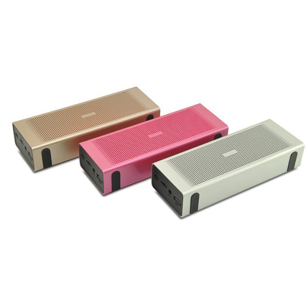 Enceintes Bluetooth Sans Fil AODASEN JF-46 Portable Wireless - Gold