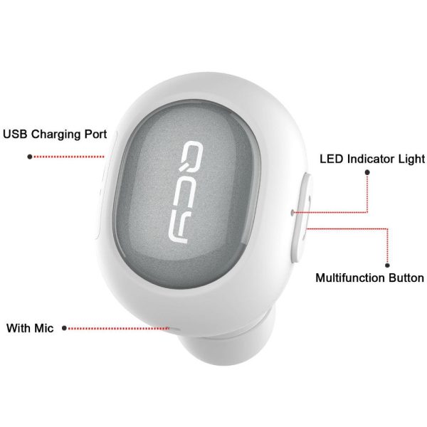 Super Mini Oreillette Bluetooth Mains-Libres QCY Q26 + Micro