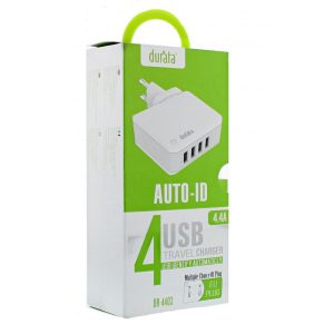 Chargeur Durata DR-4403 avec 4 Ports USB