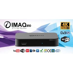 Boitier Décodeur IPTV Box iMaq 810 4K DVB + WIFI internet tv