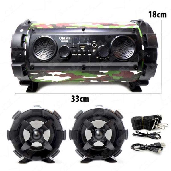 Enceintes Haut Parleur CMiK MK-2009 Bluetooth Lecteur USB / SD Radio FM/AM/OEM