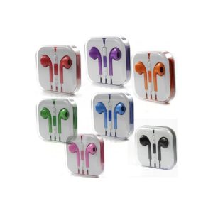 Écouteurs de Couleur avec Micro et Contrôle du volume iPhone / iPod / iPad