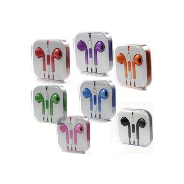 Écouteurs de Couleur avec Micro et Contrôle du volume iPhone / iPod / iPad