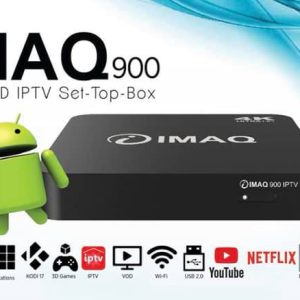 Boitier Décodeur Android IPTV Box iMaq 900 4K + Wi-Fi internet tv