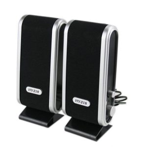 Enceintes Haut Parleur HY-218 Portable USB Stéréo Pour Pc De Bureau