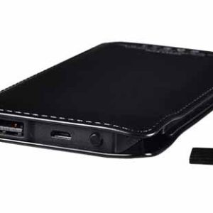 Batterie de Secours PowerBank 8000mAh Ultra-fin Léger 2x USB - Noir