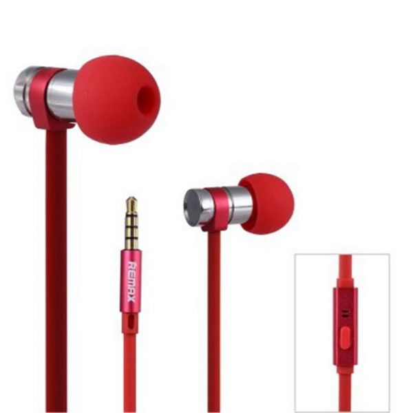 Remax RM-565i Stéréo En Acier Inoxydable Ecouteurs Intra-Auriculaires Avec Micro